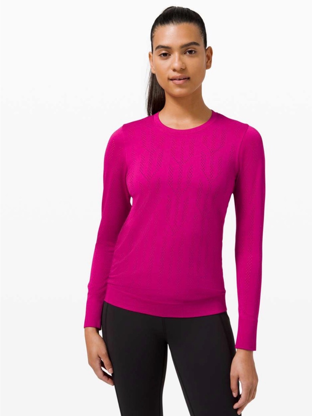 Lululemon Swiftly Breathe Long Sleeve Sz 10